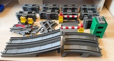 Lego Duplo Schienen Konvolut - u. a. 2738 Bahnbrücke / 2740 Bahnübergang / 9176