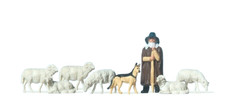 Preiser 14160 Schäferei 8 Figuren H0 1:87 Neu
