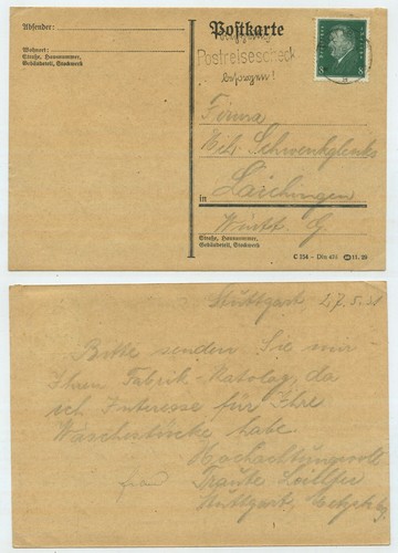 71823 postkarte stuttgart - 71823,