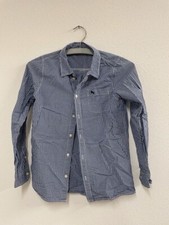 H&M Kinder Jungen Trachtenhemd - Hemd langarm - blau - Gr. 140