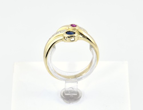 Saphir rubin ring 585 000 - saphir, k