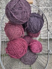 100% Wolle Handgesponnen und