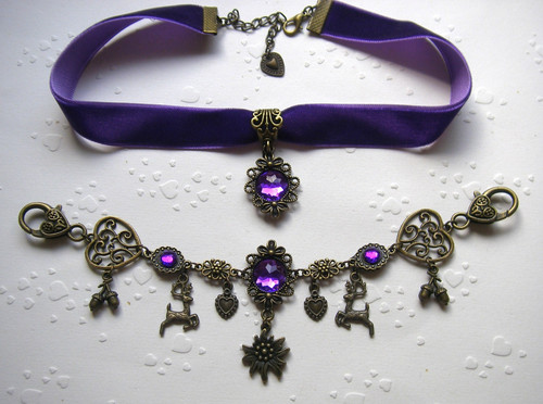 Charivari kette lila - kette,