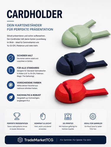 10x kartenhalter stand - kartenhalter,