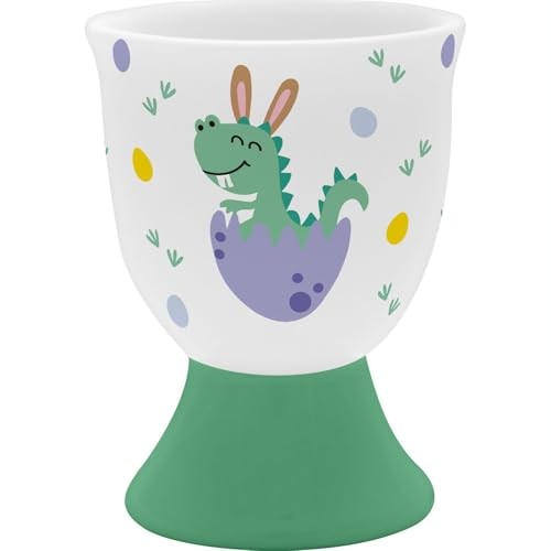 Dino eierbecher aus keramik - aus,