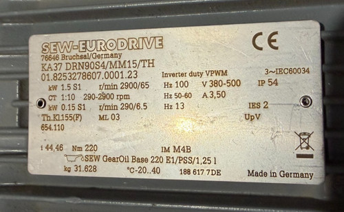 Sew eurodrive getriebemotor - sew-eurodrive,