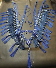 Araber Showhalfter-Set,vorführ Halfter,Pferdeschmuck,Kornblumenblau,Pferd