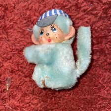 Monchichi Klemmtier Klemmfigur Klammerfigur Plüsch Vintage 80er ca 8 cm