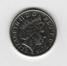 2014 Großbritannien TEN PENCE
