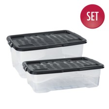 2 x Aufbewahrungsbox Box