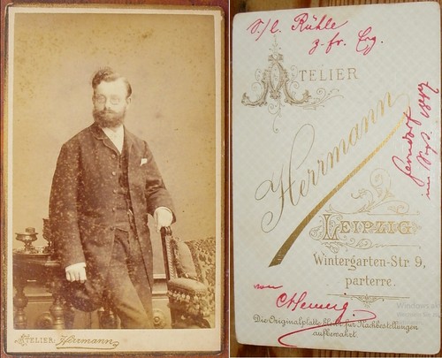 Cdv leipzig 1887 - cdv, herr