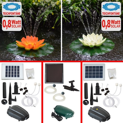 Solar teichpumpe springbrunnen - solar,