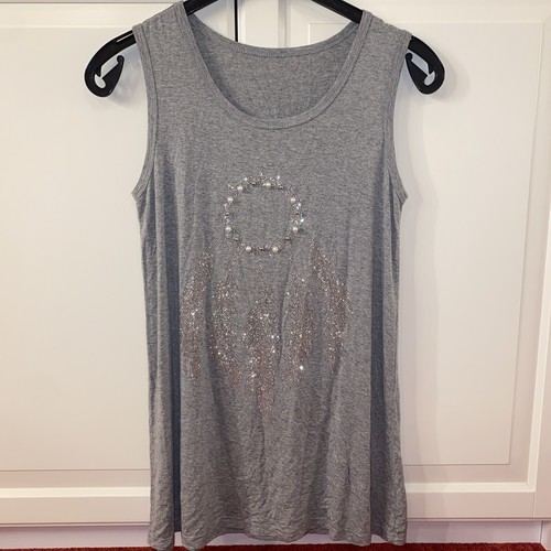 Glitzertop lang l - glitzertop,