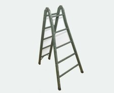 Zarges Klappleiter / Anstellleiter / Aluminium Leiter / Alu Leiter / Bundeswehr