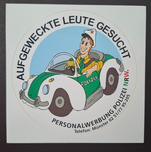 Aufkleber polizei nrw - aufkleber, nrw",