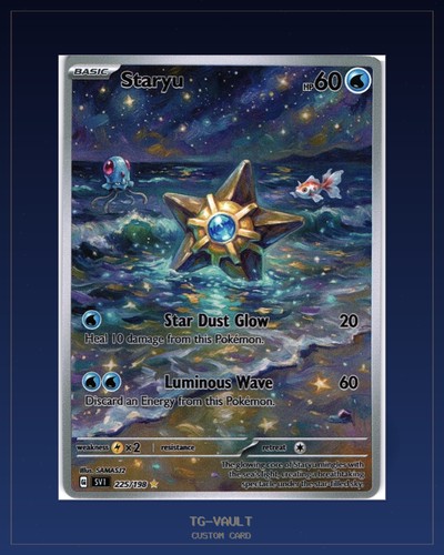 Staryu starry night custom - night,
