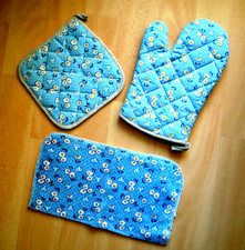 Backofenhandschuh Topfhandschuh Topflappen Backofen Handschuhe Küchentücher Neu