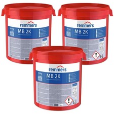 3x Remmers Multi-Baudicht MB 2K Dichtungsschlämme Bitumendickbeschichtung 25 kg 