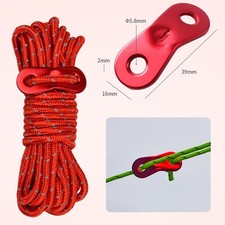 4x reflektierende Zeltseile