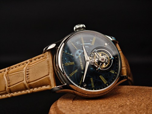 Merkur tourbillon watch glass - tourbillon,