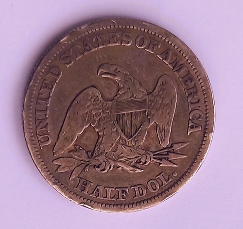 Half silver dollar - half,