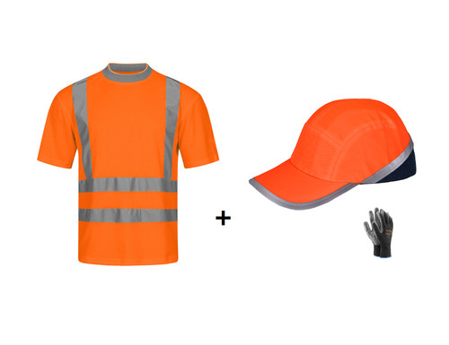 Warnschutz shirt orange - warnschutz, t-shirt
