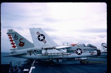 BB002 ORIGINAL K64 SLIDE: USN A-7E Corsair 159306/AJ-402 VA-86 USS Nimitz 09.75
