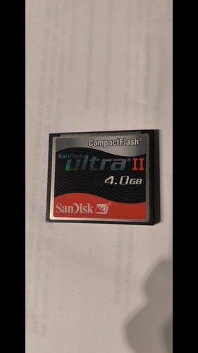 4gb sandisk ultra cf - ultra, ii