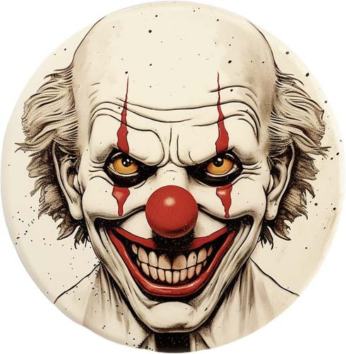 Farbe halloween vintage - halloween, clown