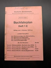 Buch Buchfahrplan Heft 1 E