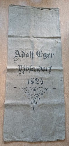 Alter leinensack 1924 bauer - leinensack,