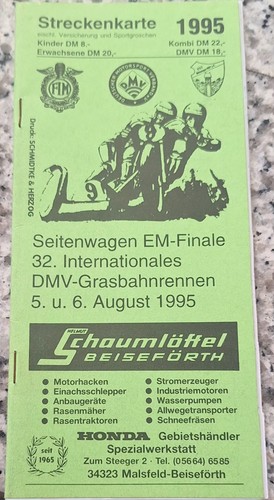 Speedway programm sandbahn - programm,