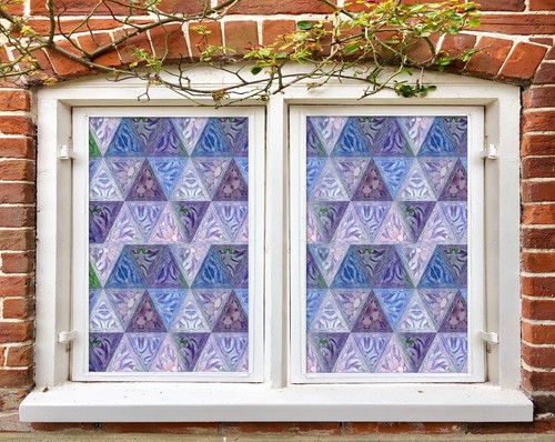Dreiecksmuster fenster - 3d,