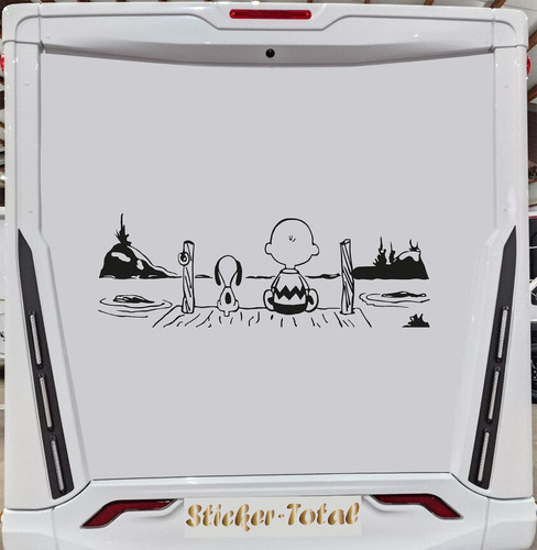 Snoopy auf bootssteg berge - auf,