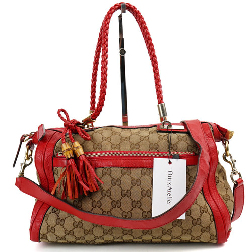 Gucci bamboo tassel handtasche - gucci,