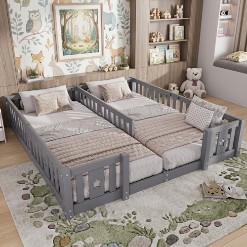 Kinder bodenbett 180x200cm - bodenbett, 90/180x200cm