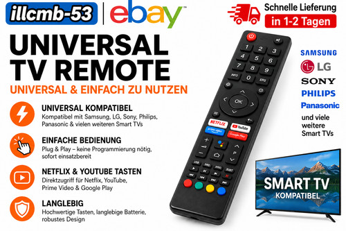 Universal fernbedienung - universal, tv