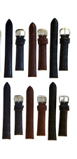 Uhrenarmbänder Leder 8 10 12 14 16 18 20 22 24mm (XL) Herren Damen Uhrenarmband