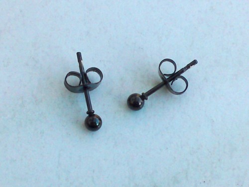 Edelstahl ohrstecker mm - ohrstecker, 3