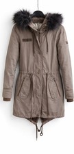 KHUJO Damen Parka Gr. M Taupe