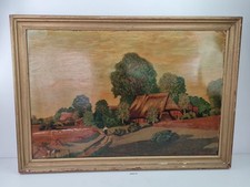 Bild Bauernhaus Dorf Kate Frau