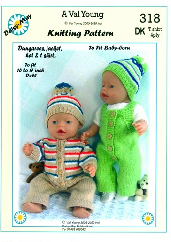 Puppen strickmuster 318 - puppen,