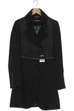 Easy Comfort Mantel Damen Jacke Parka Gr. EU 38 Wolle Schwarz #g2basij