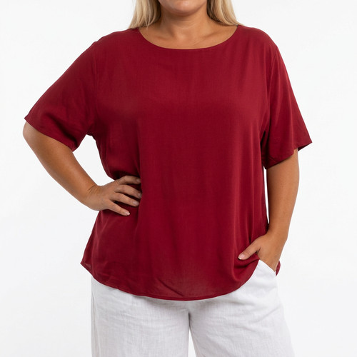 Sheego bluse tunika chiffon - bluse,