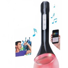 Soundlogic Light-Up 2in1 Karaoke Mikro Mikrofon mit Lautsprecher Bluetooth Akku