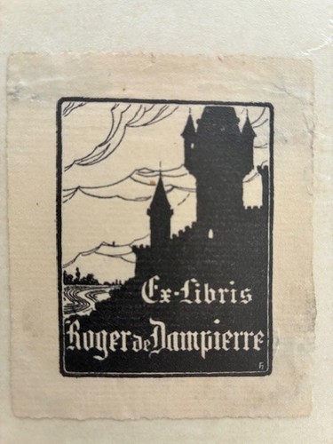 Exlibris dampierre roger - dampierre,