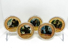 Harry Potter Farbige Gedenkmünze in Kapsel Hermine Ron Snape Voldemort *NEU*