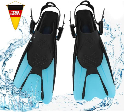 Snorkel swim fins full foot - snorkel, fins,