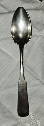 Massiver silber esslöffel - silber,