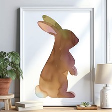 Hase Tier v7 Schablone Malen